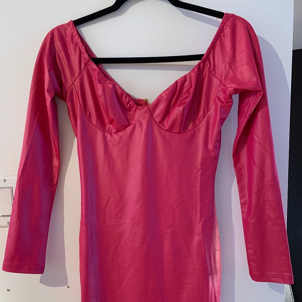 Pink Spandex Dress
